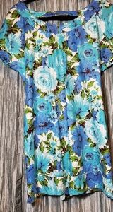 CURRATORIAL Multi Colored Dress W/Drawstring Open